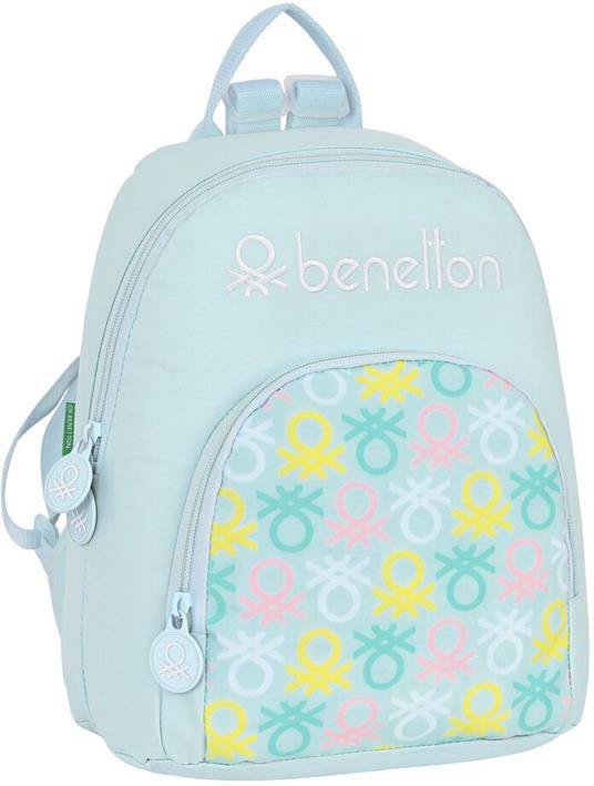 Zaino per Bambini Benetton Fantasy Mini Celeste (25 x 30 x 13 cm) - Benetton  - Cartoleria e scuola | IBS