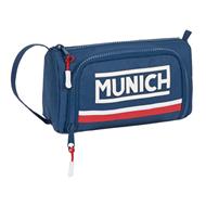 Astuccio Scuola Munich Soon Azzurro 20 x 11 x 8.5 cm