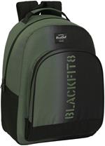 Zaino Scuola BlackFit8 Gradient Nero Verde militare (32 x 42 x 15 cm)