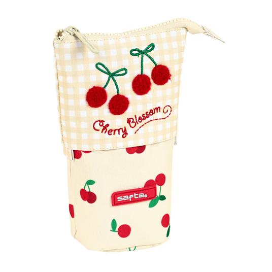 Astuccio Portapenne Safta Cherry Beige (32 Pezzi)