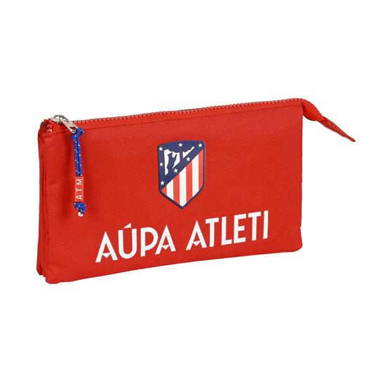 Astuccio Scuola Atlético Madrid Rosso Blu Marino (22 x 12 x 3 cm)