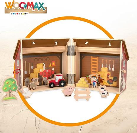 ColorBaby WOOMAX 49371 - Woomax-fattoria legno +3a - 2