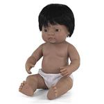 Miniland MINILAND31057 38 cm Hispanic Boy Doll Senza Biancheria Intima