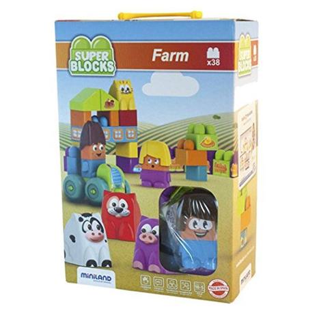 Miniland Super Blocks Farm 32339