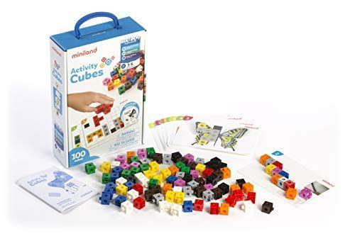 Miniland Cubi attività 100 Pezzi, Multicolore, 95203 - 2