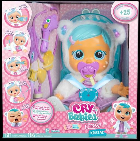 Cry Babies 2.0 Kristal Gets Sick & Feels Better - IMC Toys - Casa delle  bambole e Playset - Giocattoli | IBS
