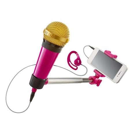 Selfie Mic Rosa. Microfono + Strumenti Selfie - 4