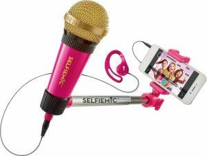 Selfie Mic Rosa. Microfono + Strumenti Selfie - 5