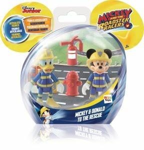 La Casa di Topolino. Personaggi Articolati. Pack Topolino e Paperino Pompieri - 4