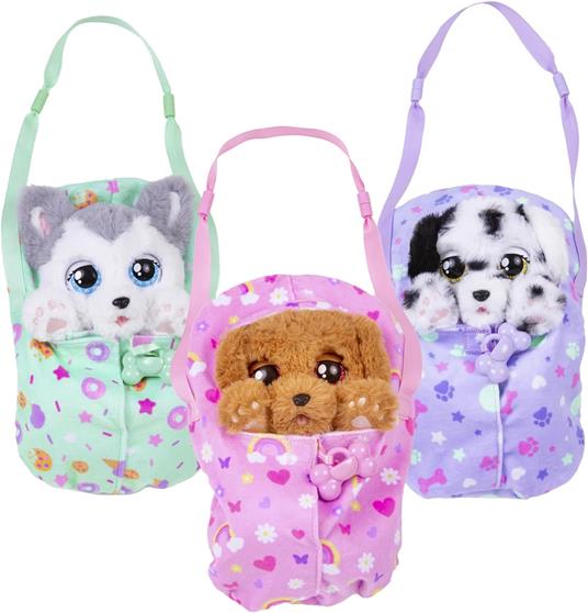 Cucciolo interattivo imc toys da bambina baby paws in 3 diversi  assortimenti - la confezione contiene un ciuccio, una culla e una  coperta-borsetta$