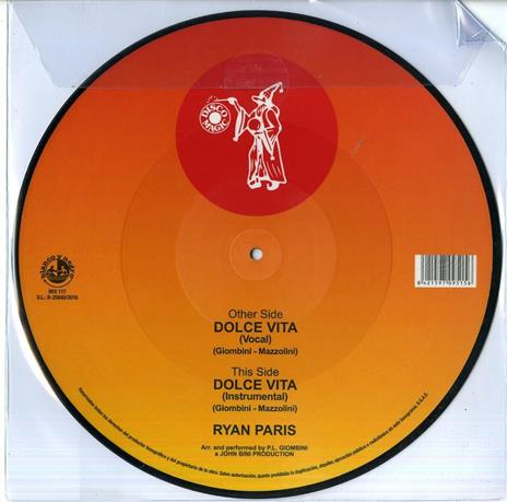 Dolce Vita (Picture Disc) - Vinile LP di Ryan Paris - 2