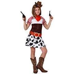 Costume Cow Girl Bambina 7/9 Anni 15973 - 35