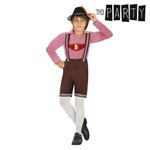 Costume per Bambini Tedesco Marrone (3 Pcs) 7-9 Anni