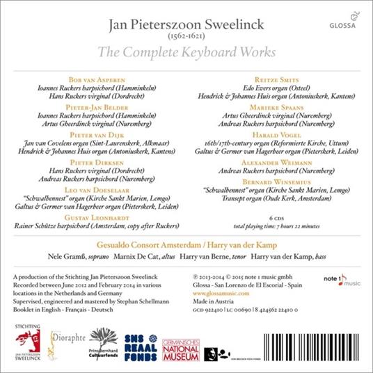 Complete Keyboard Works - CD Audio di Jan Pieterszoon Sweelinck - 2