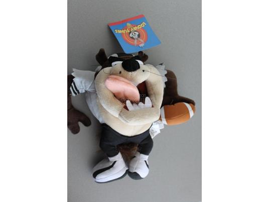Disney - Peluche Looney Tunes Taz Vestito Da Giocatore Di Rugby 25Cm - Play  By Play - Personaggi - Giocattoli | IBS