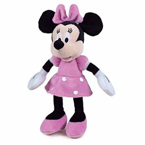 Minnie Mouse Peluche 40Cm, Colore Rosa - 4