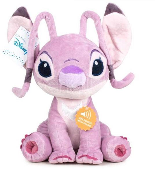 Disney Stitch Angel Soft Peluche Con Suono 20cm Disney - 2