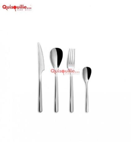 canada set 24 posate in acciaio inox nickel free spessore 3.5 mm qualità  extra