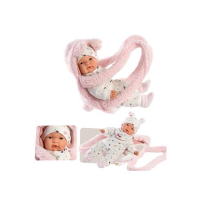 Bambola Joelle Con Portabebe 38 Cm