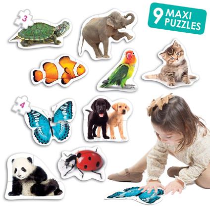 Puzzle Cartone Maxi Animali