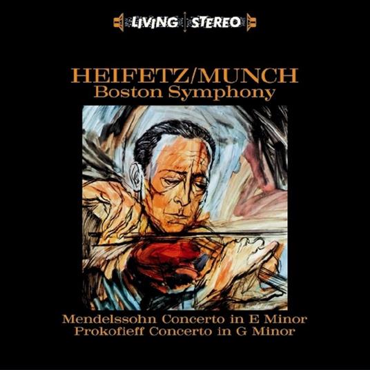 Concerto In E Minor-Concerto In G Minor - Vinile LP di Sergei Prokofiev,Felix Mendelssohn-Bartholdy,Jascha Heifetz,Charles Munch