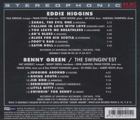 Eddie Higgins - CD Audio di Eddie Higgins - 2