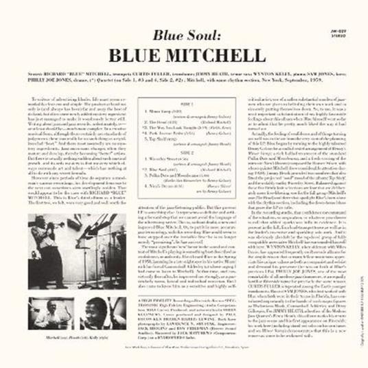 Blue Soul - Vinile LP di Blue Mitchell - 2