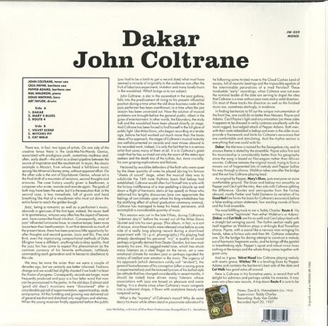 Dakar (180Gr.) - Vinile LP di John Coltrane - 2