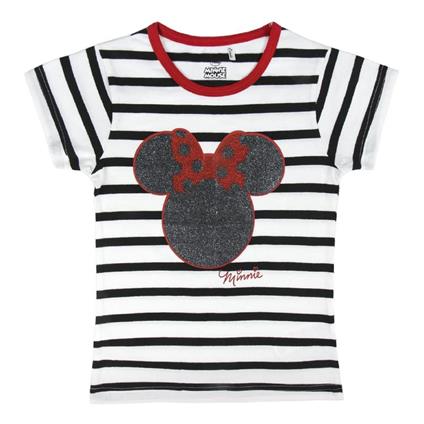Minnie T-Shirt Mezza Manica Premium Black 6 A