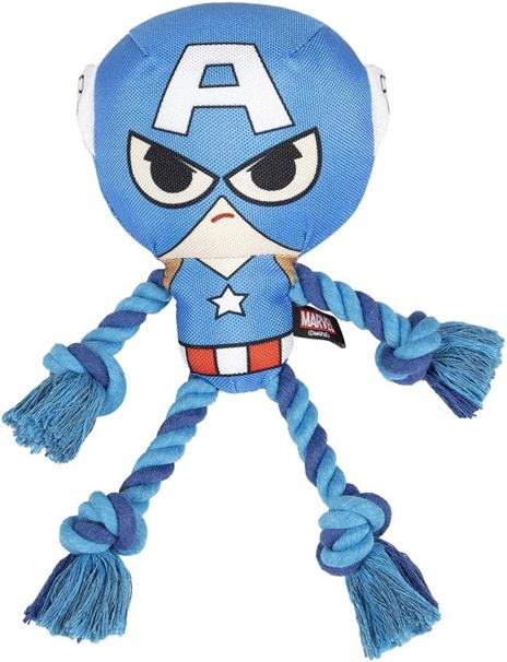 Marvel Capitan America Peluche cane igiene dentale For Fun Pets Cerdà