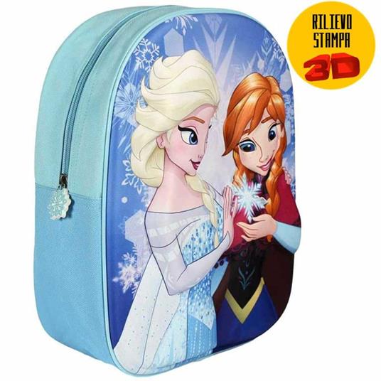 Zainetto Frozen Elsa Anna Stampa Rilievo 3D Bambine Scuola Asilo Tempo  Libero - Disney - Cartoleria e scuola | IBS
