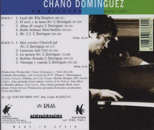 En Directo - CD Audio di Chano Dominguez - 2
