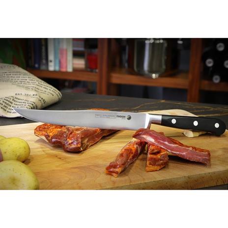 Fagor Couper Cuchillo Cocina Profesional de Trinchar 19 cm Hoja de Acero Inoxidable Grosor 2,5 mm, Para Filetear Carne y Pescado, Mango Ergonómico - 2