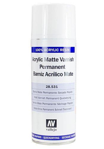 Spray Trasparente Opaco Acrilico - Matt Acrylic Varnish Permanent Spray  400ml Vallejo 28531 RIPVA 28531 - Vallejo - Pennelli e colori - Giocattoli  | IBS