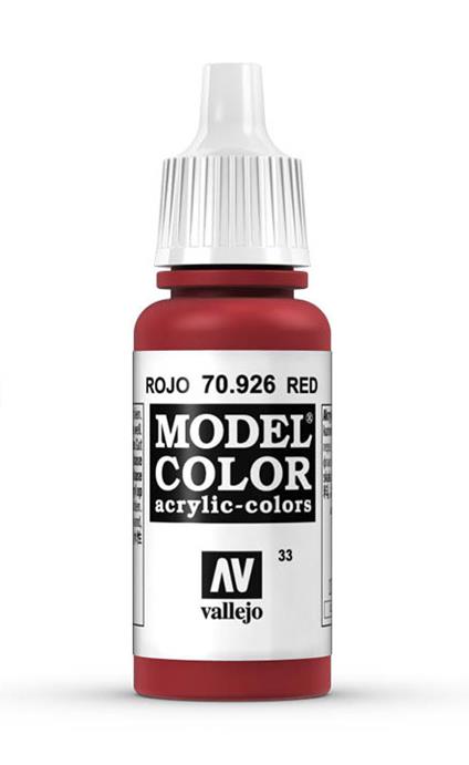 Vallejo 70.926 pittura Rosso Bottiglia 17 ml