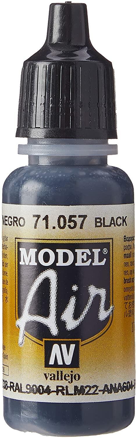 Model Air 71057 Black Vallejo Pennelli e colori Giocattoli IBS