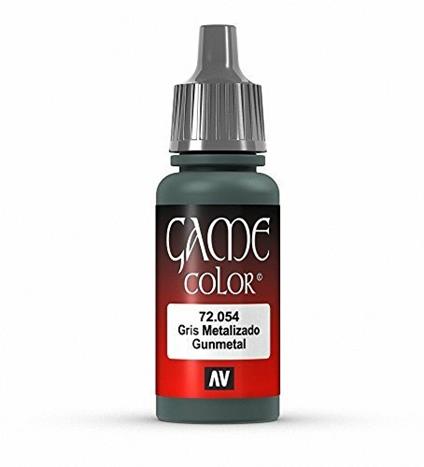 Vallejo Game Color 17Â ml VERNICE ACRILICAÂ â€Â Parent Gunmetal Metal