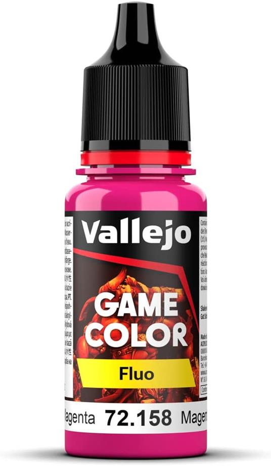 Game Color Fluo Magenta 72158 Colori Vallejo