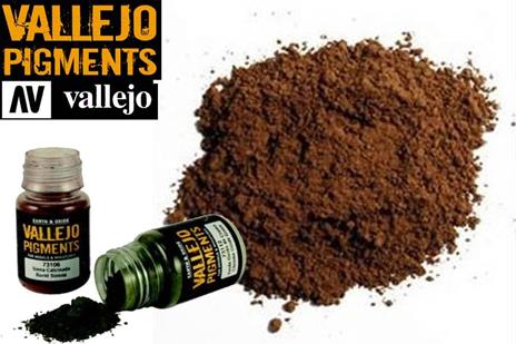 Vallejo Pigments. Natural Sienna. VAL73105