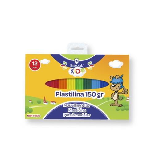 Bismark 327751 composto per ceramica e modellazione Set da gioco in argilla da modellare 150 g Multicolore 12 pz