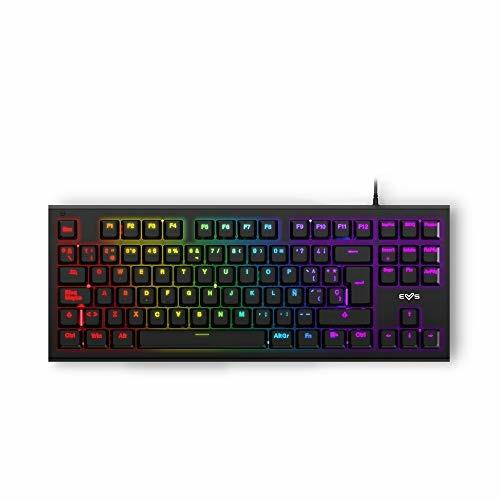 Energy Sistem ESG K6 Mechanik Gaming Keyboard- QWERTY distribuzione  spagnola (tastiera USB, luci LED effetto Rainbow, tastiera meccanica TKL) -  gioco per Console e accessori - Energy Sistem - Controller e Gamepad -  Videogioco | IBS