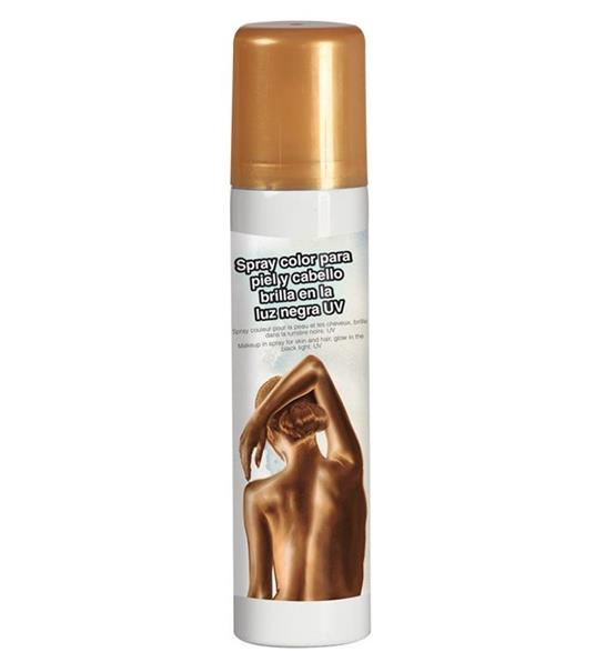 Trucco Spray Corpo E Capelli Glitter Oro 75 Ml - Guirca - Idee regalo | IBS