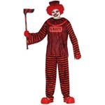 Costume Da Clown Pazzo Evaso - Taglia M 48