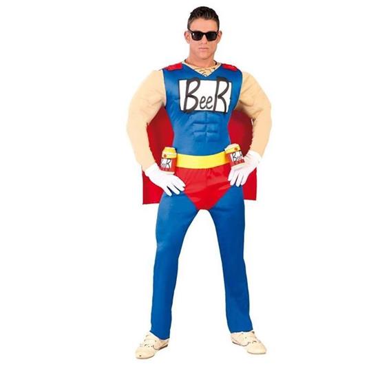 Costume Duffman I Simpsons. Taglia Unica - 2