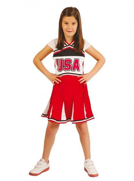 Vestito Cheerleader 5-6 Anni