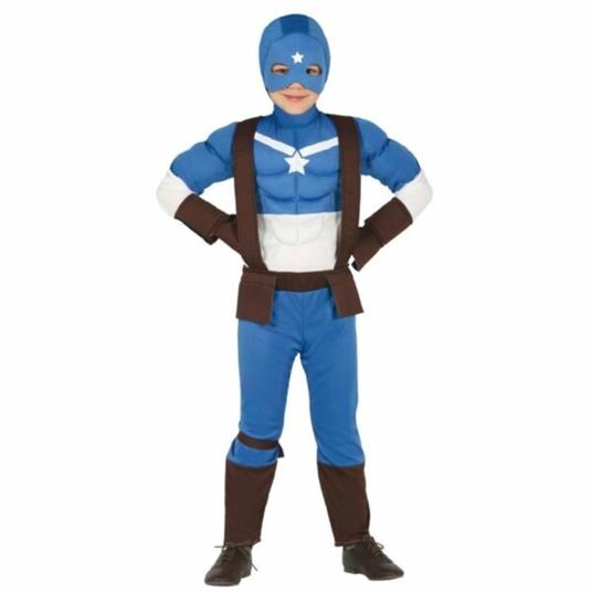 Costume capitan super eroe america. Da 3 anni - ND - Idee regalo