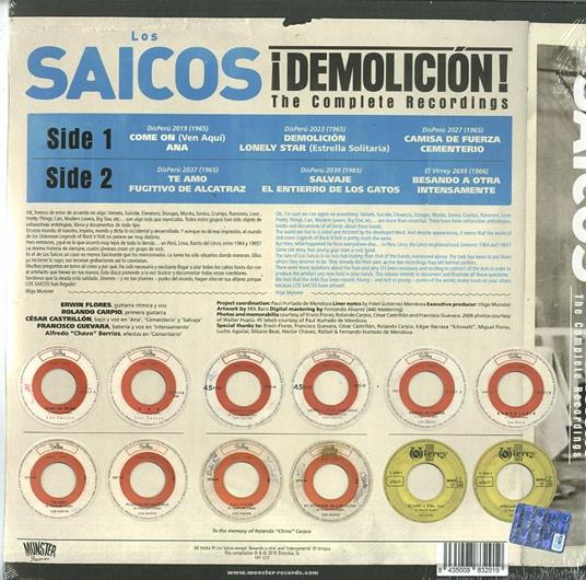 Demolicion - Vinile LP di Los Saicos - 2