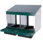 Kerbl Nido da Cova Doppio per Galline 53x52x43,5 cm Plastica Verde