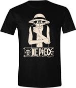 One Piece: Luffy Pose Logo (T-Shirt Unisex Tg. S)