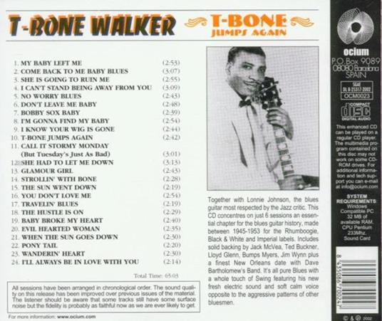 Jumps Again - CD Audio di T-Bone Walker - 2